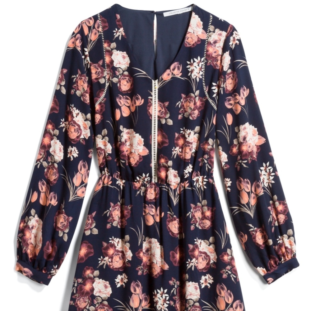 Collective Concepts Floral 3x Dress NWT